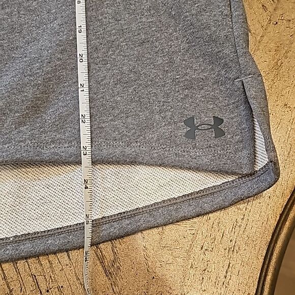 Under Armour gray terry sleeveless hoodie M NWT - Picture 10 of 11